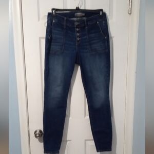 Torrid Dark Blue Ankle Jeans